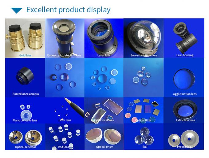 φακός ράβδων σαπφείρου 10*60mm οπτικός για τη μηχανή λέιζερ και το φακό συνήθειας