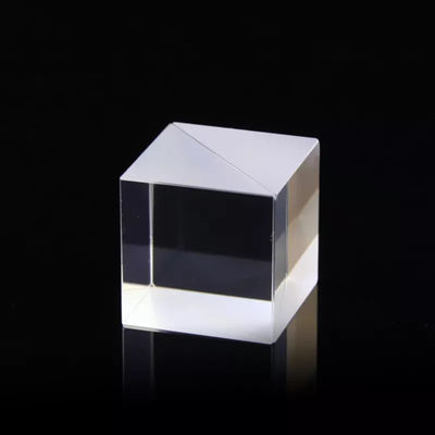 Big BK7 Optical Glass Lens Crystal Cube Prism Infrared Fresnel φακός
