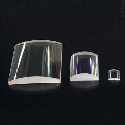 ακρυλικός κοίλος κυλινδρικός φακός 200mm BK7 διαφανής